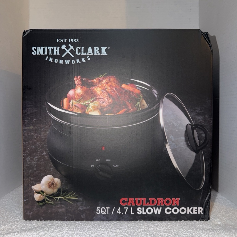 Viral Smith and Clark 5 Quart Cauldron Slow Cooker BRAND NEW